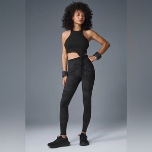 Alo Yoga High Waist Camo Vapor Legging